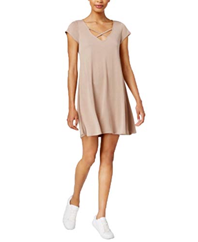 Bar III Crisscross Shift Dress