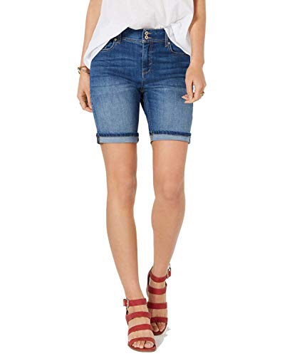 Style & Co Two Button Denim Shorts