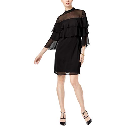 NY Collection Tiered Ruffled Dress