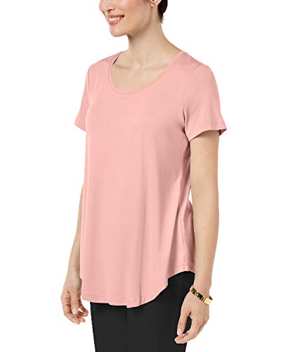 JM Collection Petite Shirttail Hem Top