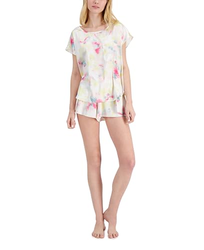 INC International Concepts Satin Shorts Pajama Set
