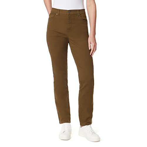 Gloria Vanderbilt Womens Amanda Classic Colored Twill Straight Jeans