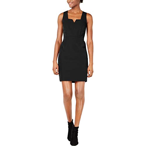 Bar III Notched Neck Bodycon Dress