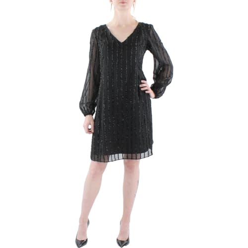Inc International Concepts Womens Long-Sleeve Shift Dress