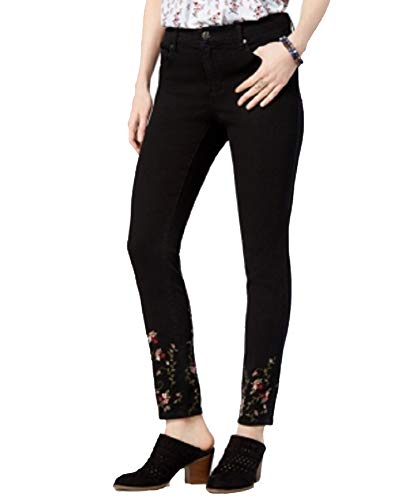 Style & Co Embroidered Skinny Jeans