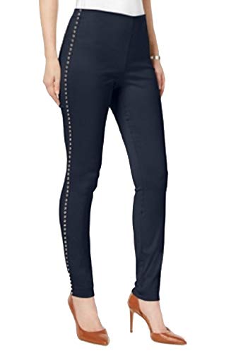 Studded Pull On Skinny Pants