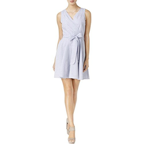 Maison Jules Fit Flare Wrap Dress