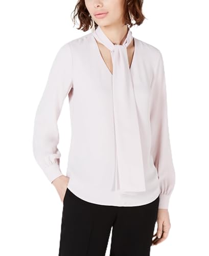 Bar III Tie Neck Blouse