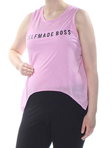 Juniors' Graphic Handkerchief-Hem Top