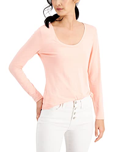 International Concepts Womens Scoop Neck Top