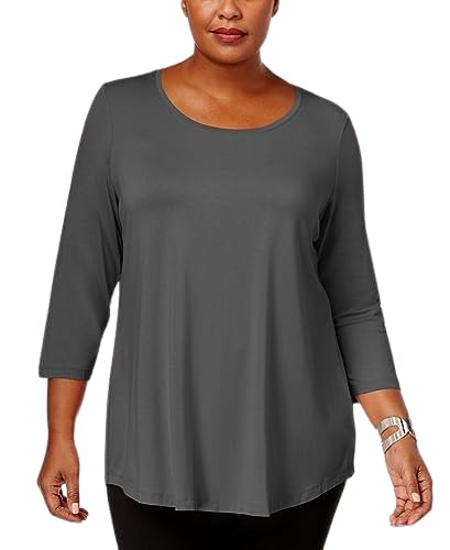 Plus Size Scoopneck Top