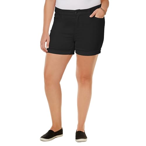 Celebrity Pink Trendy Plus Size High Waisted Denim Shorts