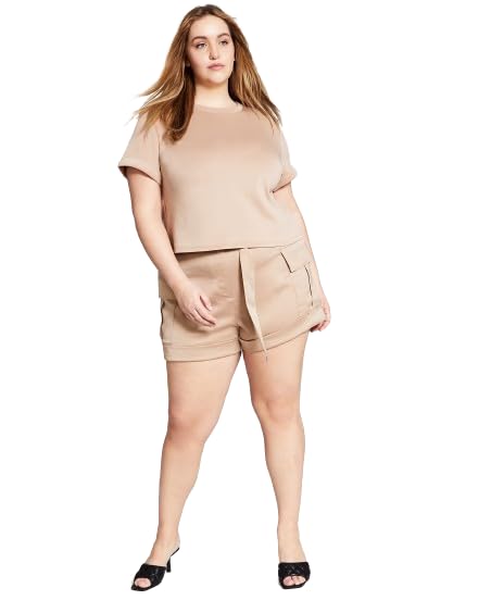 Jeannie Mai X Inc Plus Size Utility Shorts