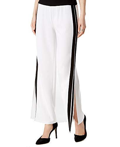 Petite Racing Stripe Wide Leg Pants