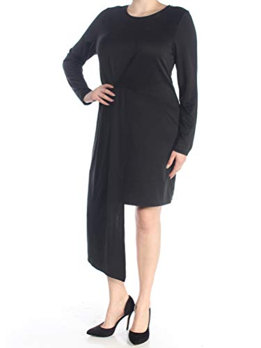 Bar III Pleated Asymmetrical Dress
