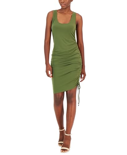 INC International Concepts Womens Sleeveless Side Ruched Bodycon Dress
