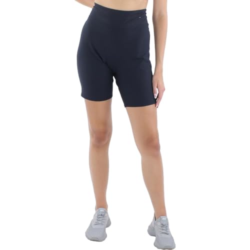 Trendy Plus Size Active High Waist Mid Length Bike Shorts