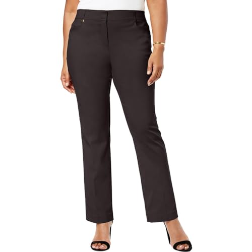 Plus & Petite Plus Size Tummy Control Curvy-Fit Pants