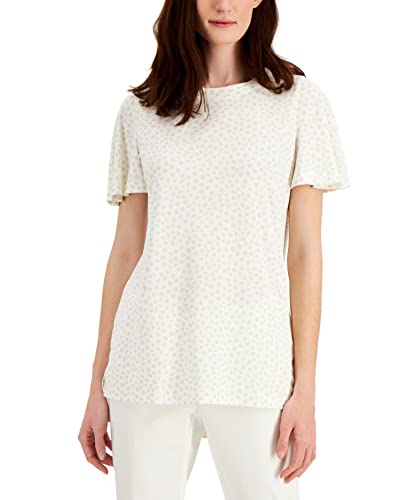 Alfani Flutter Sleeve T-Shirt