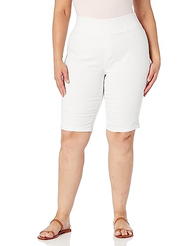 Avenue Plus Size Butter Denim Pull On Shorts
