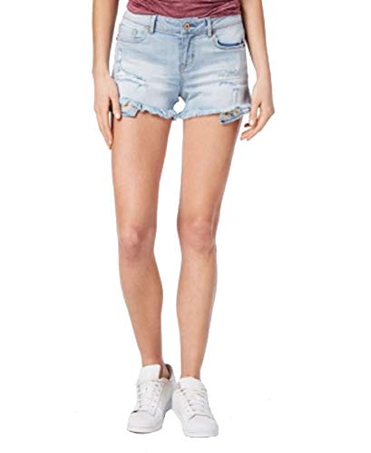 Vanilla Star Juniors Ripped Pocket Bag Cutoff Shorts