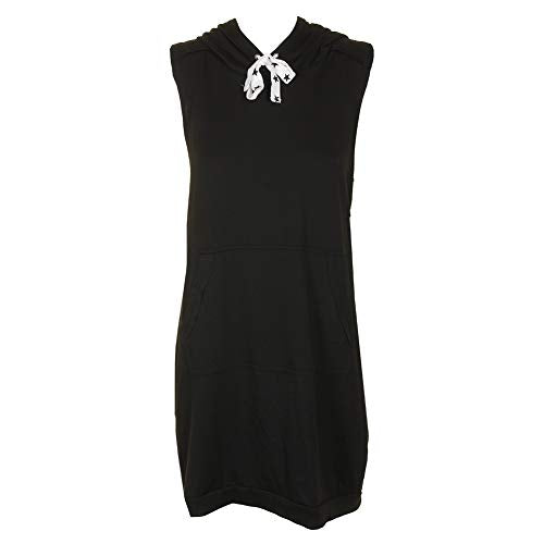 Juniors' Crisscross-Back Hoodie Dress
