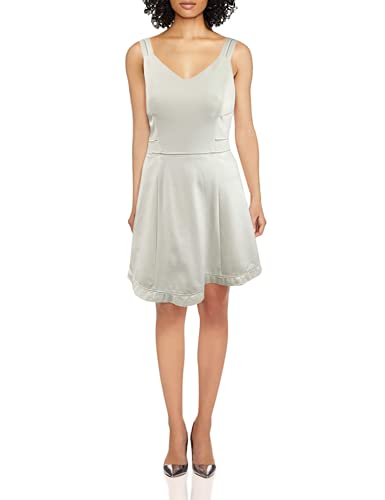 Crochet-Trim Fit & Flare Dress