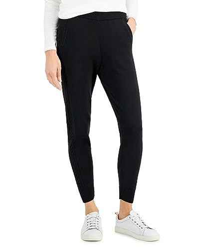 Charter Club Cable Knit Sweater Jogger Pants