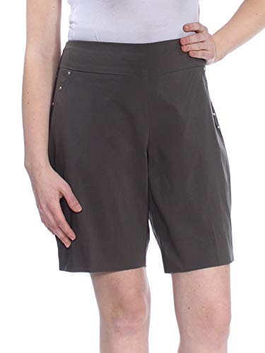 INC Curvy-Fit Stud-Trim Bermuda Shorts
