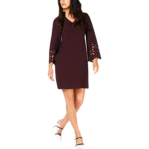 Alfani Petite Laser Cut A Line Dress