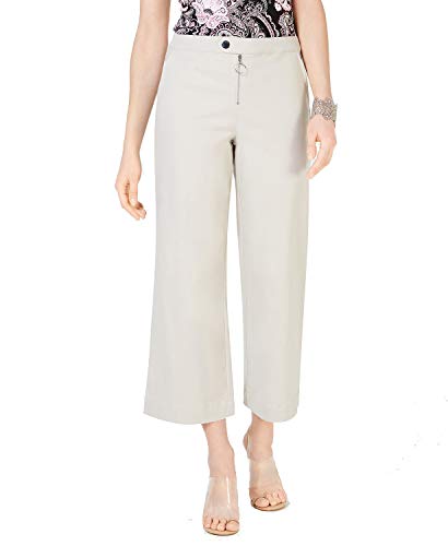Zip Front Wide Leg Pants