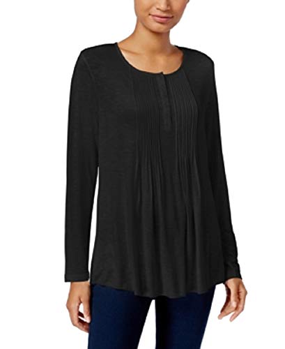 Style & Co Petite Pleated Top