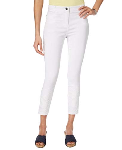Style & Co Embroidered Skinny Ankle Pants