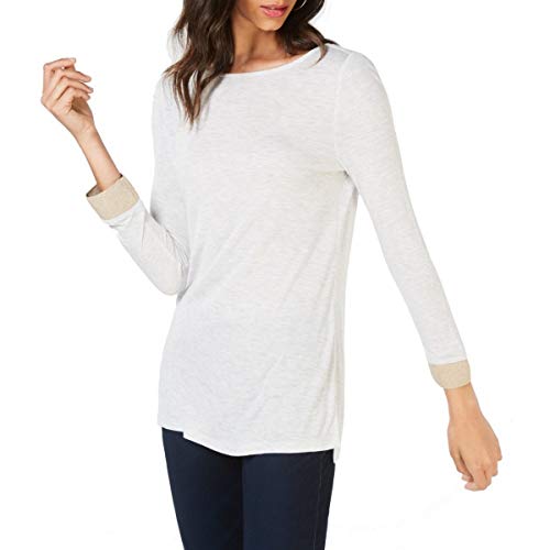 Shimmer Sleeve Long Sleeve Top