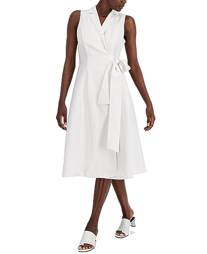 Alfani Womens Wrap Midi Dress