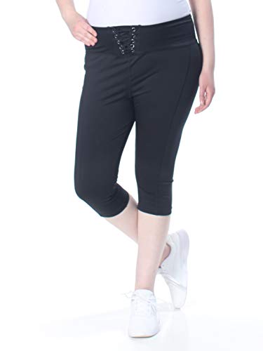 Active Juniors' Lace-Up Cropped Leggings