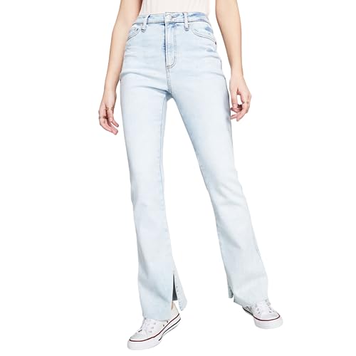 Now This Flared Slit Leg Jeans