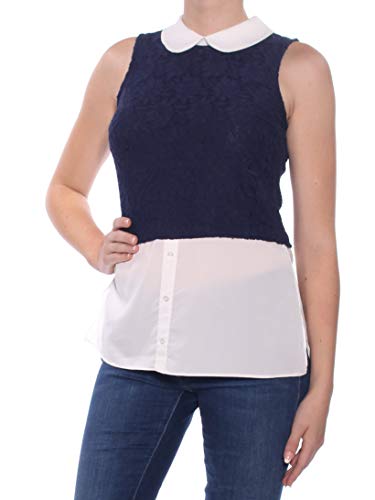 Maison Jules Lace Layered Look Shirt