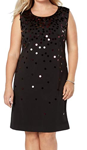 Plus Size Paillette Shift Dress
