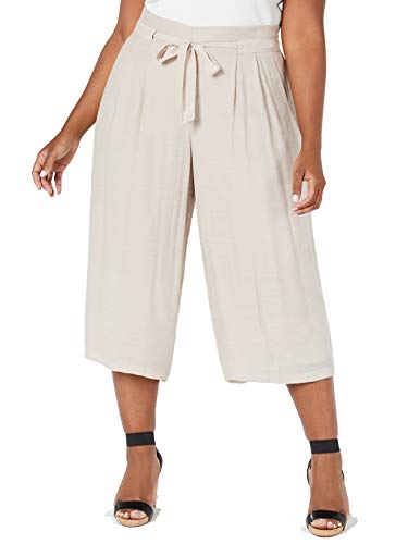 JM Collection Plus Size Wide Leg Capri Pants