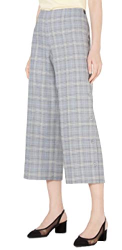 Bar III Plaid Wide Leg Pants