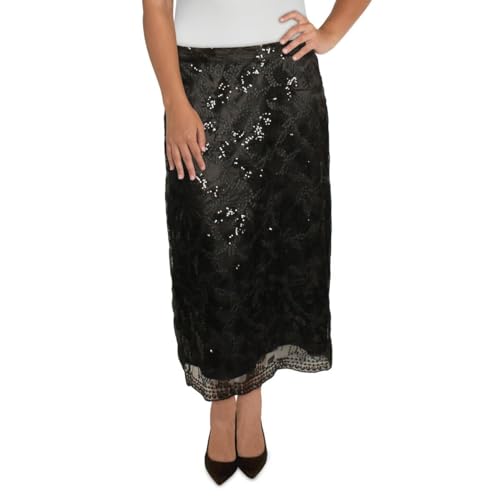 Women's A-Line Embellished Midi Skirt
