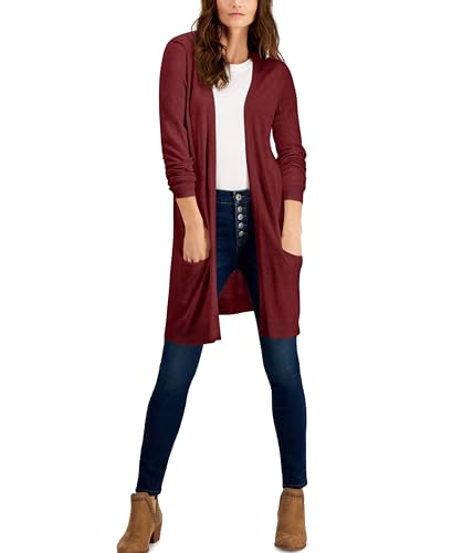 Style & Co Open Front Cardigan