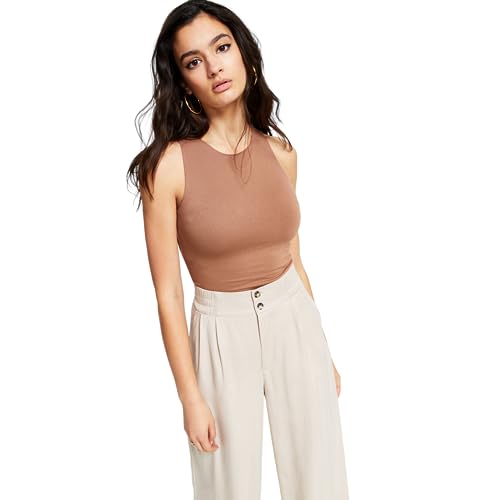 Bar III Crewneck Crepe Bodysuit