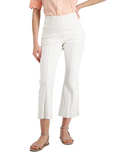 INC International Concepts Womens High Rise Crop Flare Pull On Jean
