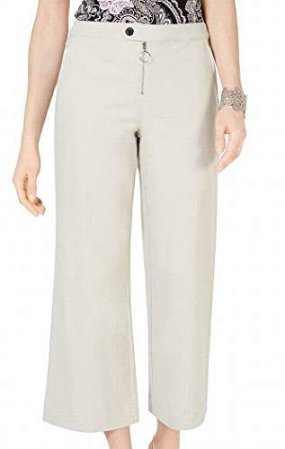 Zip Front Wide Leg Pants