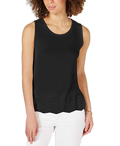 Sleeveless Zigzag Sweater