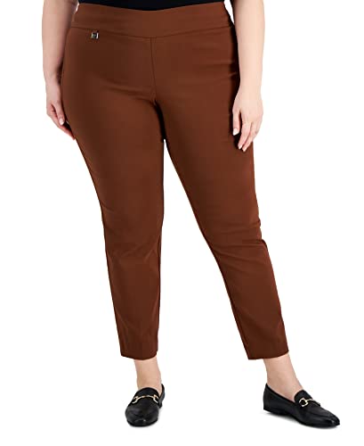 Plus Size Tummy-Control Pull-On Skinny Pants