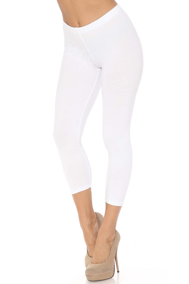 USA Cotton Capri Length Leggings