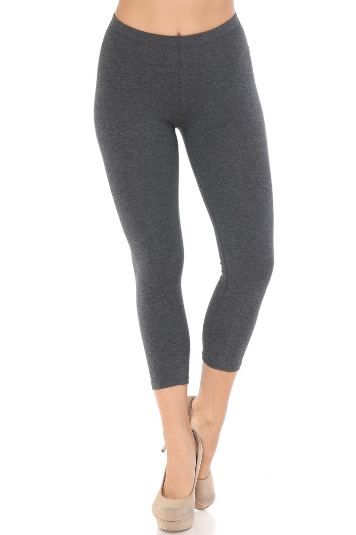 USA Cotton Capri Length Leggings